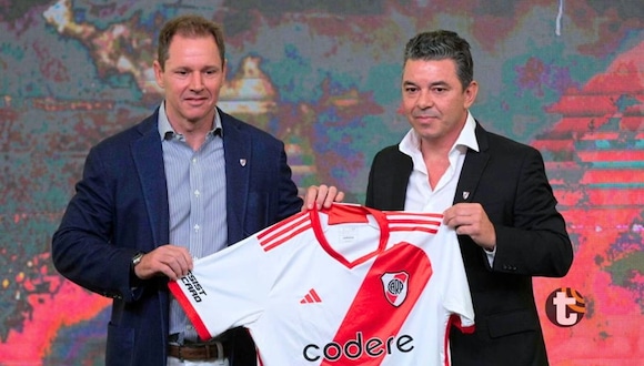 River Plate presentó a Marcelo Gallardo como nuevo entrenador (Video: @RiverPlate)