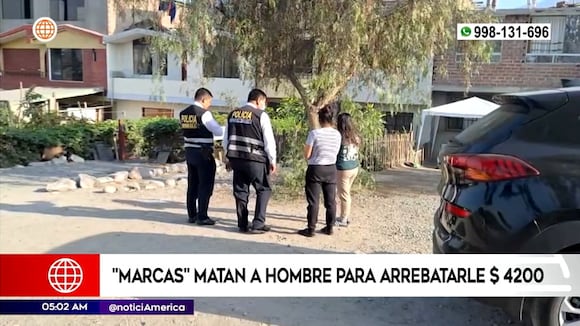 Marcas asesinan asesinan a hombre para robarle dinero que retiró de banco