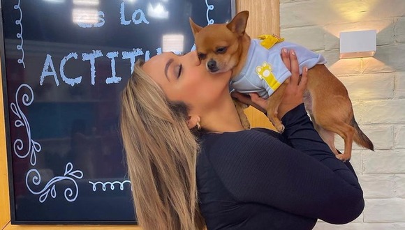 TROME | Isabel Acevedo reencuentro con su perro Hércules (Instagram)