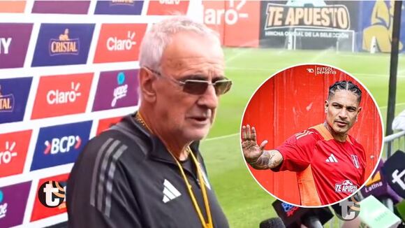 Paolo Guerrero fue la novedad en entrenamiento de la selección peruana