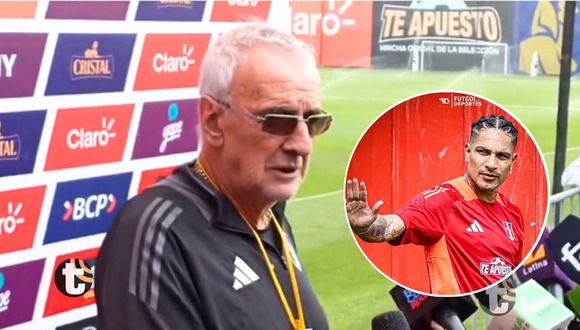 Paolo Guerrero fue la novedad en entrenamiento de la selección peruana