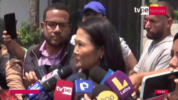 Keiko Fujimori tras salida de penal