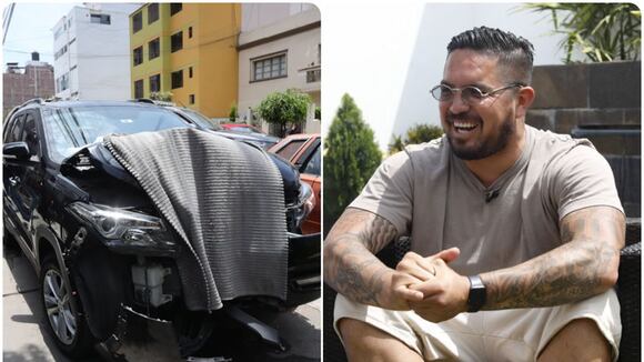 Juan Manuel Vargas sufrió aparatoso accidente: terminó en la comisaría de Magdalena. (Video: Latina / Foto: Jesús Saucedo)