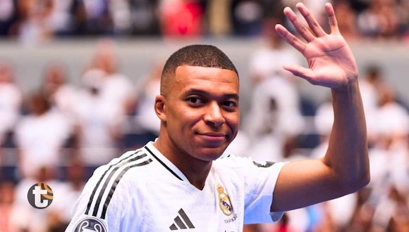 Kylian Mbappé vivió emotivo recibimiento en el Santiago Bernabéu (Video: @realmadrid))