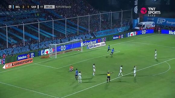 TROME | Primer gol de Bryan Reyna con el Belgrano (TNT Sports)