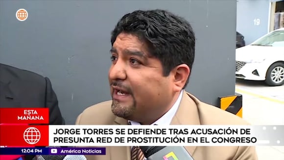 Jorge Torres ofrece declaraciones por acusaciones