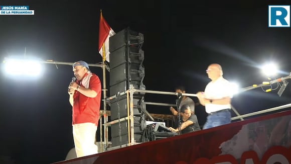 TROME- Rafael López Aliaga envía mensaje a Keiko Fujimori y exige elecciones complementarias durante mitin