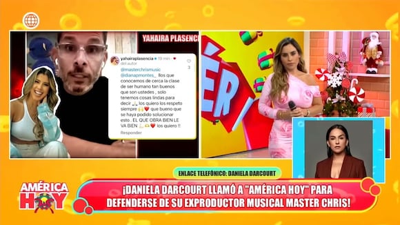 Daniela Darcourt responde a Paula Arias