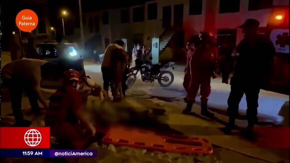 Muera hombre que fue quemado vivo en Chepén