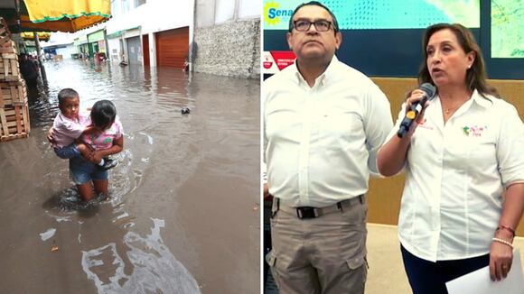 Dina Boluarte anuncia medidas para apoyar a damnificados de huaico