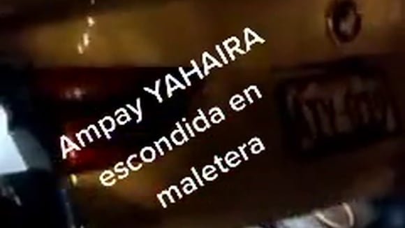 TROME- Yahaira Plasencia y la vez que se escondió dentro de una maletera