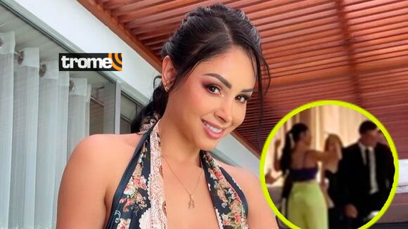 TROME | Pamela Franco es criticada en boda de Brunella