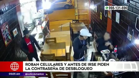 Delincuentes roban celulares y antes de irse piden contraseñas de desbloqueo