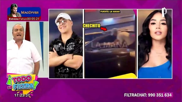 TROME - Chechito fue a recoger a Roxana Molina a la salida de su programa: ¿Nació una nueva parejita en Chollywood?