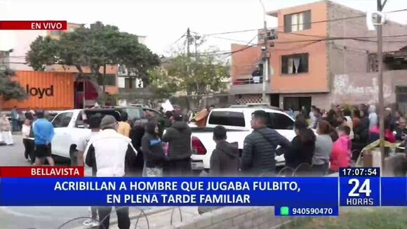 TROME | Sicarios asesinan a ‘pelotero’ después de jugar partido fulbito en Bellavista (24 Horas)