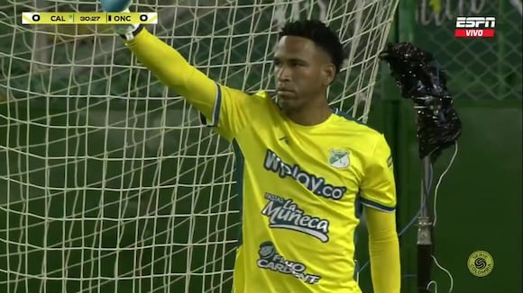 Atajadon de Pedro Gallese con el Deportivo Cali | VIDEO: ESPN