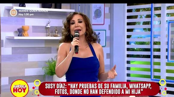 Néstor Villanueva pide pruebas a Susy Díaz