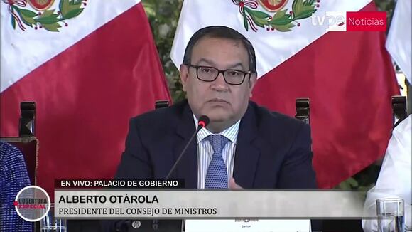 Conferencia de prensa: Alberto Otárola