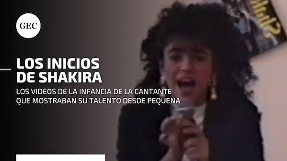 Los inicios de Shakira: así cantaba, bailaba y daba entrevistas cuando era niña