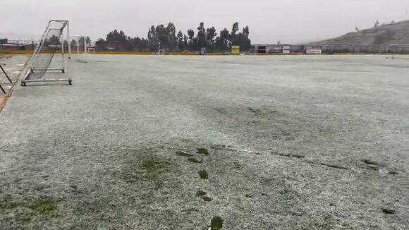 Cieniano no pudo entrenar en Anta y ,oificó horario de trabajos ( video: @cienciano)