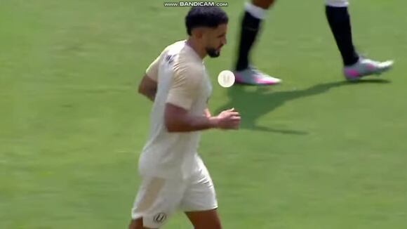 Gol de Matías Di Benedetto para el 1-0 de Universitario vs. Melgar. (Video: Universitario)