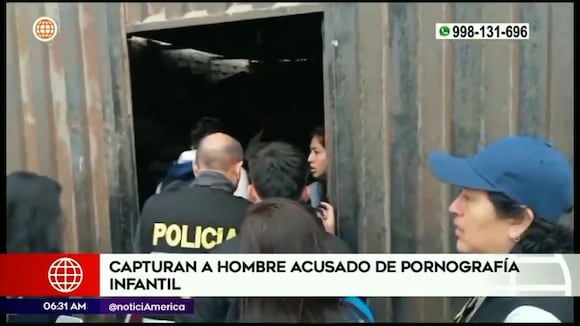 Villa María del Triunfo: Capturan a hombre acusado de pornografía infantil