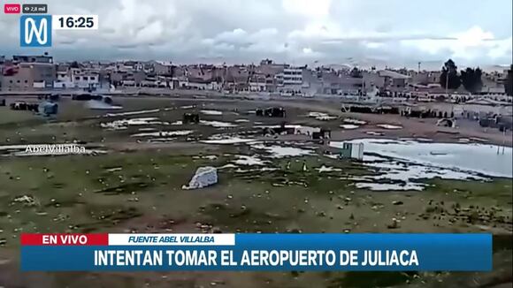 TROME | Intentan tomar aeropuerto en Juliaca