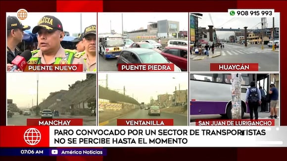 Paro Transportes en Lima Metropolitana