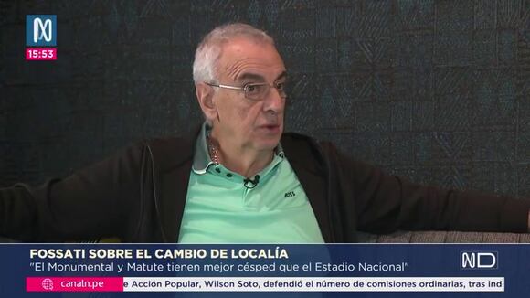 Jorge Fossati sobre el Estadio Monumental. (Vídeo: Canal N).