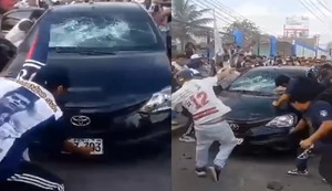 Trujillo: Así destrozaron automóvil malos hinchas aliancista tras encuentro contra Manucci | VIDEO