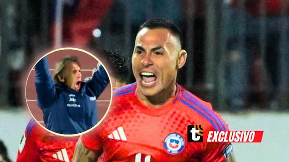 Ricardo Gareca eufórico gol de Eduardo Vargas ante Brasil. (Video: Movistar Deportes)