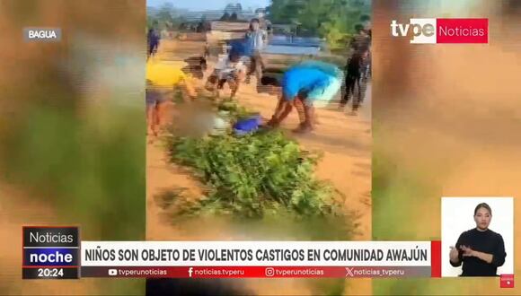 Maltrato a menores en Bagua