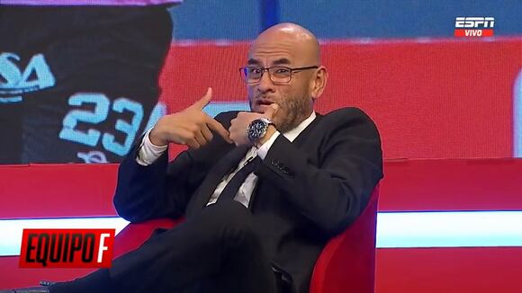 Peter Arévalo cuestionó seriedad de Chicho salas con Andrés Andrade (Video: ESPN)