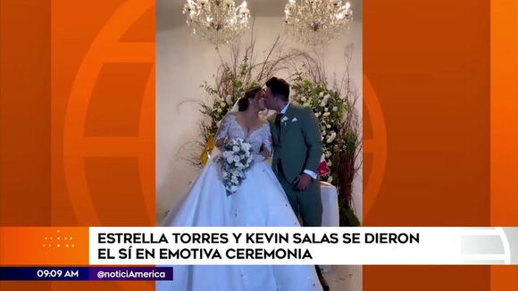Estrella Torres y Kevin Salas: ceremonia de matrimonio