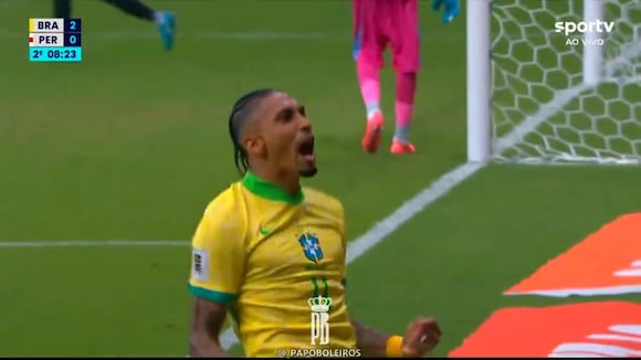 Doblete de Raphinha y Brasil derrota por 2-0 a Perú. (Video: SporTV)