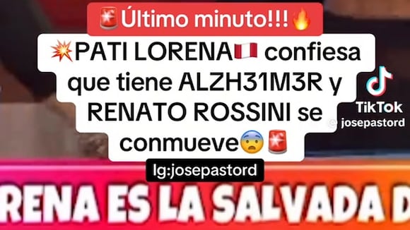 TROME - Pati Lorena revela enfermedad que padece y Renato Rossini Jr. rompe en llanto: “Todo es tratable”