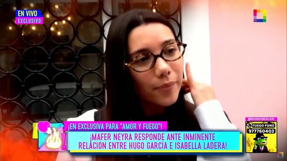 Mafer Neyra sobre Hugo García