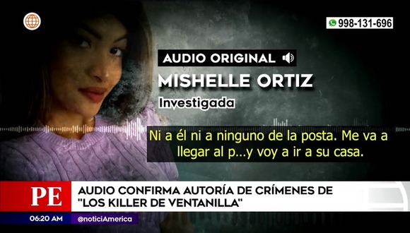 Audio confirma autoría de crímenes de Los killer de Ventanilla