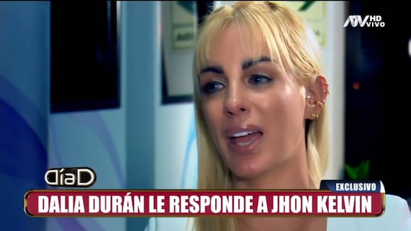 Trome|Dalia Durán llora al hablar sobre John Kelvin
