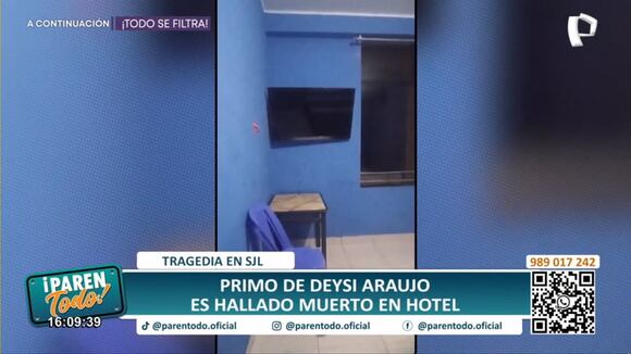 TROME - Deysi Araujo alerta que policías serían sospechosos por crimen de su primo: “Lo mataron en el hostal”