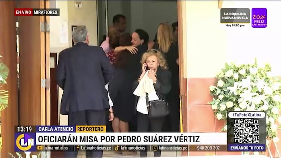 Ofrecerán misa para Pedro Suárez Vértiz