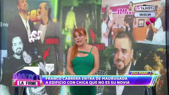 TROME | ¿Franco Cabrera se molestó con reportera de Magaly cuando le preguntaron por su ex Ximena Li?