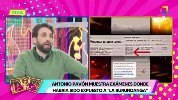 TROME - Pavón muestra examen toxicológico, pero ‘Peluchín’ y Gigi no lo perdonan: “Para cruzar cables no se necesitan drogas”
