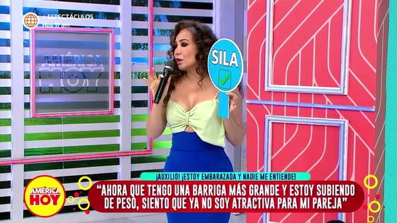 Brunella Horna cuadra a su productor en vivo