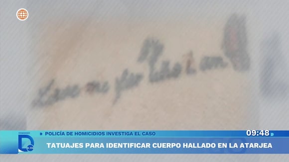 Tatuajes de cuerpo encontrado en la atarjea
