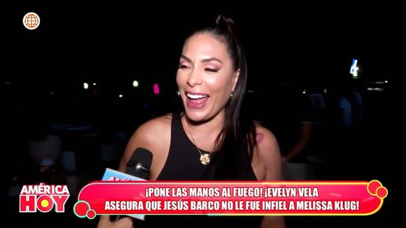 Nota de Jesús Barco y Melissa con las palabras de Evelyn