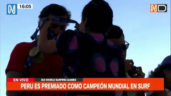 Perú ganó campoenato mundial de Surf (Video: Canal N)