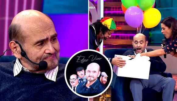 Édgar Vivar se conmueve hasta las lágrimas por sorpresa en vivo: "Gracias Perú"