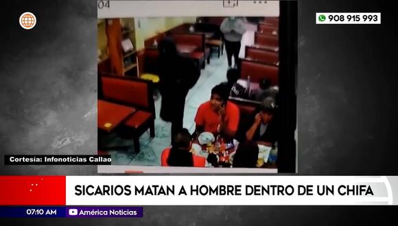 Sicarios matan a hombre dentro de un chifa