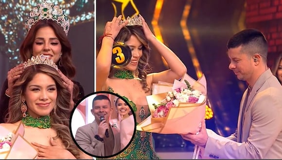 Mario Hart y su peculiar forma de coronar a una ganadora